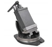vidaXL Tornillo de banco basculante 2 ejes – Deslizamiento cruzado y base giratoria – 160 mm