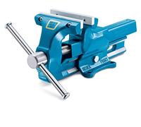 Tornillo de banco de Heuer, con mordazas reversibles e intercambiables, dentadas y lisas, 4661837