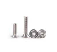 Tornillo de cabeza avellanada plana con zócalo hexagonal de acero inoxidable 304 M2 M3 M4 M5 M6 M8 M10 M12 M16(50pcs M6,50mm)