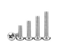 Tornillo de máquina de cabeza plana pequeña con ranura cruzada, acero inoxidable 304, M2, M2.5, M3, M4, M5, M6, M8, Mini sujetador de cabeza plana GB823(16mm,M5 10pcs)