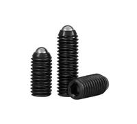 Tornillo de perno, 1/2/3 piezas Grado negro 12.9 M2.5 M3 M4 M5 M6 M8 M10 M12 M16 Cabeza hexagonal Bola resorte Punto émbolo fijación (4 mm, M5-3 piezas)(6mm,M2.5 3pcs)