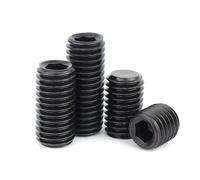 Tornillo de perno, 5-50 piezas M1.6 M2 .5 M3 M4 M5 M6 M8 M10 M12 M14 M16 Negro 12.9 Cabeza acero hexagonal Hexágono zócalo punta plana fijación (2 mm, M12)(2mm,50pcs M3)