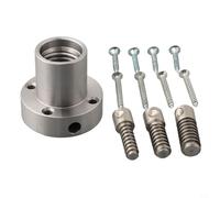 Tornillo de placa frontal de torno para carpintería | Panel de acero de 2 pulgadas con portabrocas roscado TPI de 1 pulgada x 8 para torneado de cuencos | Sistema de montaje seguro y fiable para