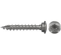Tornillo de poste FISCHER rosca completa acero inoxidable A2 8,2 mm