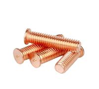 Tornillo de soldadura perno M3-M8, pernos punto chapados en cobre acero al carbono, 6mm-30mm, paquete 2(M3x8-1100pcs)
