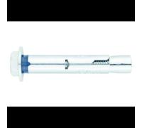 INDEX Fixing Systems CH-TO - Pack de 100 anclajes antigiro para cargas altas (recubrimiento cincado, tornillo hexagonal 6,8 mm, M10 x 70 mm, diámetro de 12 mm)