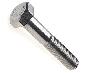 Tornillo hexagonal din931 8.8 zincado metrico 16x130mm. (5 unidades)