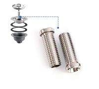 Tornillo hueco para fregadero, 2 unidades, 45 mm, tornillo hueco para válvulas de cesta de filtro, válvula de desagüe, accesorios de desagüe