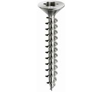 Tornillo para madera Panelvit cabeza avellanada Torx TX20 rosca total zing.arg MUSTAD 4x45 - Caja de 500 - PVACXP400450C8C