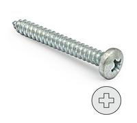 Tornillo rosca metal din 7981 zincado larg.r/chapa 22mm ø rosca chapa 5.5mm