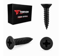 Tornillos autorroscantes de 3,9 x 14 mm, PH2, fosfatados para perfiles metálicos de paneles de yeso, 1000 unidades