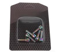 Tornillos Bicicleta Carretera M5x18mm Antióxido | Rosca automática de para resistencia, ajuste seguro, evita aflojamiento, colores vibrantes, uso MTB y carretera(Colorful)