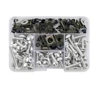 Tornillos cuerpo Tornillos De Carenado Para Motocicleta, Tornillos Para Cuerpo, Tuercas Para Mt 07 Tenere 700 Fz6 Mt 09 Tmax R1 R3 Tracer 900 Gt, 177 Uds.(Plata)