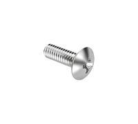 Tornillos de cabeza de acero inoxidable 304, tornillos de cabeza de seta empotrados en cruz, tornillo de máquina, sujetador M3 M4 M5 M6(12mm,M4 50pcs)