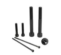 Tornillos de cabeza hueca hexagonal Allen, alargados, de acero de grado 12.9, de 1 a 20 piezas, M3M4M5M6M8, color negro, longitud de 30 a 300 mm.(300mm-1pcs,M3)