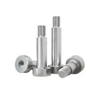 Tornillos de cabeza hueca hexagonal con resalte de rodillo, perno de cojinete, acero inoxidable 304, tornillo de tapón, M2, M2.5, M3, M4, M5, M6, M8, M10, M12(25mm,D8x M6 (5pcs))