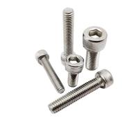 Tornillos de cabeza hueca hexagonal de acero inoxidable 304, de 10 a 50 unidades, M3 x 3/4/5/6/7/8/9/10/11/12/13/14/15/16 mm a 95/100 mm.(X20mm,M3 10pcs)