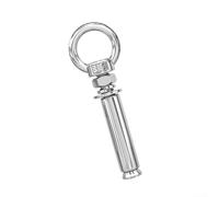 Tornillos de expansión de acero inoxidable 304 con anclajes de escudo de tornillo de ojo para paredes sólidas huecas, tableros de yeso de 6 mm, 8 mm, 10 mm (M10 x 80)