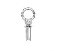 Tornillos de expansión de acero inoxidable 304 con anclajes de escudo de tornillo de ojo para paredes sólidas huecas, tableros de yeso de 6 mm, 8 mm, 10 mm (M8 x 50)