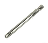 Tornillos huecos compatibles de 75 mm magnéticos con cabeza de broca y vástago Torx para destornillador hexagonal T7t40 con destornilladores manuales eléctricos Plus (agujero T30)