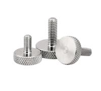 Tornillos moleteados 1/5 piezas M3 M4 M5 M6 M8 M10 GB835 304 A2-70 Tornillo moleteado de cabeza plana for muro(2pcs M8x30mm)