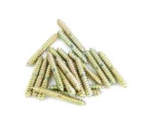 Tornillos para Madera Autorroscantes 5x40mm 20 Unidades Doble Rosca Zinc Galvanizado Fácil Instalación en Muebles y Carpintería Profesional