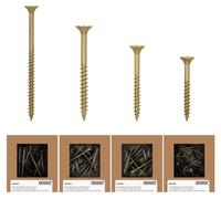 Tornillos para madera - Cabeza avellanada - Pack surtido de 840 unidades