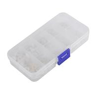 tornillos plastico + Akozon 150pcs Tornillos Tuercas Arandelas Kit de Surtido en Caja Conjunto con M2 M2.5 M3 M4 M5