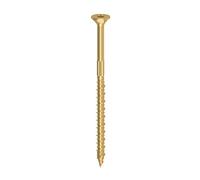 Tornillos Pro TPS para estructuras portantes de madera, Torx 5,0 x 80 mm, galvanizado amarillo, 200 unidades