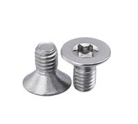 Tornillos Torx de cabeza plana avellanada, GB2673 304 A2-70 Tornillos de cabeza avellanada plana Torx acero inoxidable, M1.6-M8,3-50 mm, 5-50 piezas(50mm,M4 20pcs)