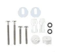 Tornillos WC Starck Caro Happy D M5 Nylon para acero Tornillos | Compatible Duravit Starck, Caro, Happy D, rosca interior M5, nylon y acero inoxidable, ajuste perfecto