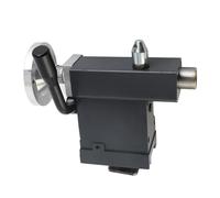 Torno Contrapunto Mini Reemplazo 210 Aluminio a Prueba de Óxido Posición Ajustable para Piezas de Máquina Accesorios de Transmisión Mecánica con Mangos y Tornillo