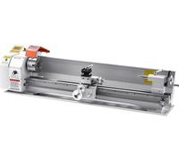 Torno metálico de banco, dimensiones 8.7 x 39 pulgadas, con alimentación automática