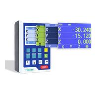 Torno WM180V Mini LCD Dro YH800-3A 14 idiomas lectura Digital TTL DB9 AC80-240V pantalla multifunción Rojo