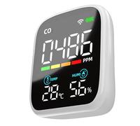 TORR PV28 Mini Detector de CO Inteligente WIFI, Monitor de Calidad del Aire Interior 3 en 1, Medidor de Temperatura y Humedad de CO, Probador de CO