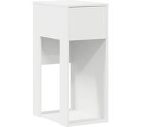 Torre de ordenador con cajón blanco 30x44x74 cm