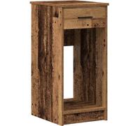 Torre de ordenador con cajón madera vieja 35x45x77 cm