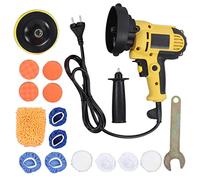 Torvex Pulidora de búfer para automóvil, Kit de máquina enceradora de lijadora eléctrica de 700 W y 125 mm para encerar, pulir y pulir detalles de pintura automática