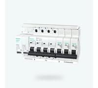 TOSCANO Vigivolt 10002475 COMBI-4P40T15, Protector contra Sobretensiones Transitorias y Permanentes, Para Líneas Trifásicas, 240VAC 10kA, 4 Polos 40 Amperes