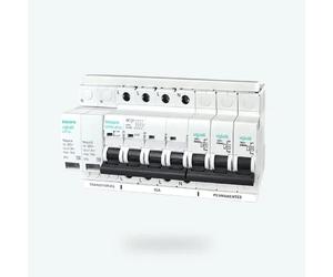 TOSCANO Vigivolt 10002475 COMBI-4P40T15, Protector contra Sobretensiones Transitorias y Permanentes, Para Líneas Trifásicas, 240VAC 10kA, 4 Polos 40 Amperes