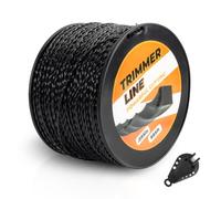 TOSRWGLL Línea de corte de diamante negro de 950 pies 0.08 pulgadas para recortadora de cuerdas Echo, repuesto de cuerda trenzada resistente para Echo Trimmer Line modelos 330095073/330095071, con