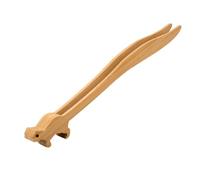 Tostadas Pinzas, 22,8cm Lindo Patrón de Ardillas Pinzas para Tostadora de Madera Resistentes Al Calor Pinzas Madera Tostadas para Queso Carne Frutas Pan Alimentos Fritos