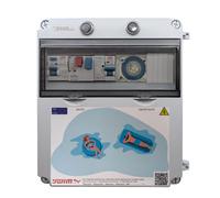 Tosun Cuadro Eléctrico Piscina 1CV 100W WPC100O-M con Mando a Distancia y Protección IP55