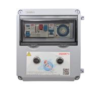 Tosun Cuadro Eléctrico Piscina 2CV Transformador 50W Control Remoto y Reloj WPC050O-2