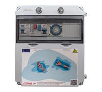 Tosun Cuadro Piscina 2CV Transformador 300W WPC300O-2 Mando a Distancia IP55 Gris