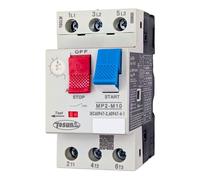 Tosun Guardamotor Disyuntor Magnetotérmico 3P, Protección Motor 2,5-4A, Carril DIN, Blanco, MP2-M08