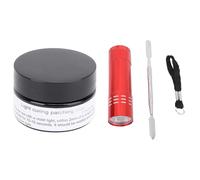 Tosuny Masilla Fotopolimerizable de 50 G, Adhesivo de Pasta Rápida, Kit de Relleno de Reparación Fotopolimerizable con Luz de Polimerización para Impresiones 3D, Modelos, Manualidades, Uñas