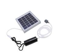 Tosuny Oxigenador Solar para Estanque de 10 W, Bomba de Aire Solar con Interfaz USB, Oxigenador para Tanque de Peces de bajo Ruido para Estanque Al Aire, Aireador de Oxígeno para Acuario para