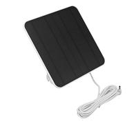 Tosuny Panel Solar de 12 W para Cámara Ring, Paquete de 2, Salida Triple con Adaptadores DC/USB C/Micro USB, IP65 a Prueba de Agua con Soporte para Spotlight CAM Stick Up CAM Plus