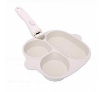 Tosuny Sartén para Huevos Antiadherente con Desmontable | Sartén de Desayuno de Aleación de Aluminio para Cocina de Huevos (3 taza)